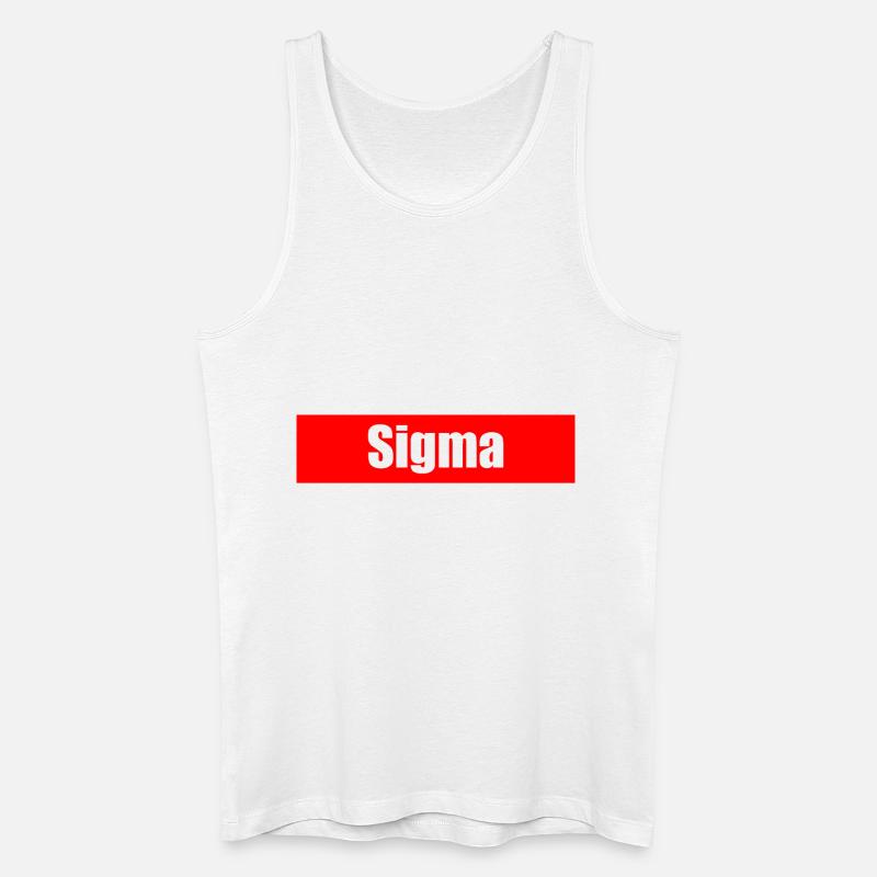 Sigma - Männer Bio Tank Top - Weiß