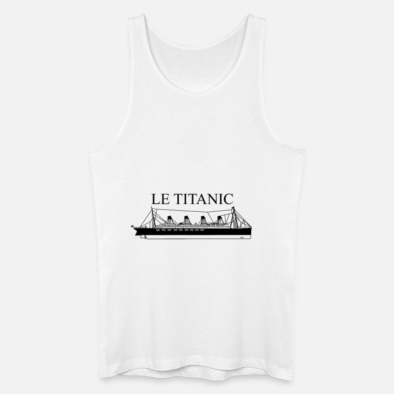 Schiff der Titanic - Männer Bio Tank Top - Weiß