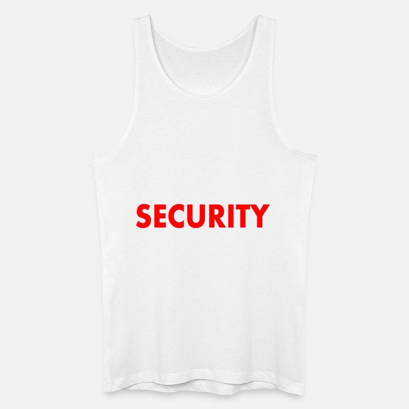 Security - Männer Bio Tank Top - Weiß
