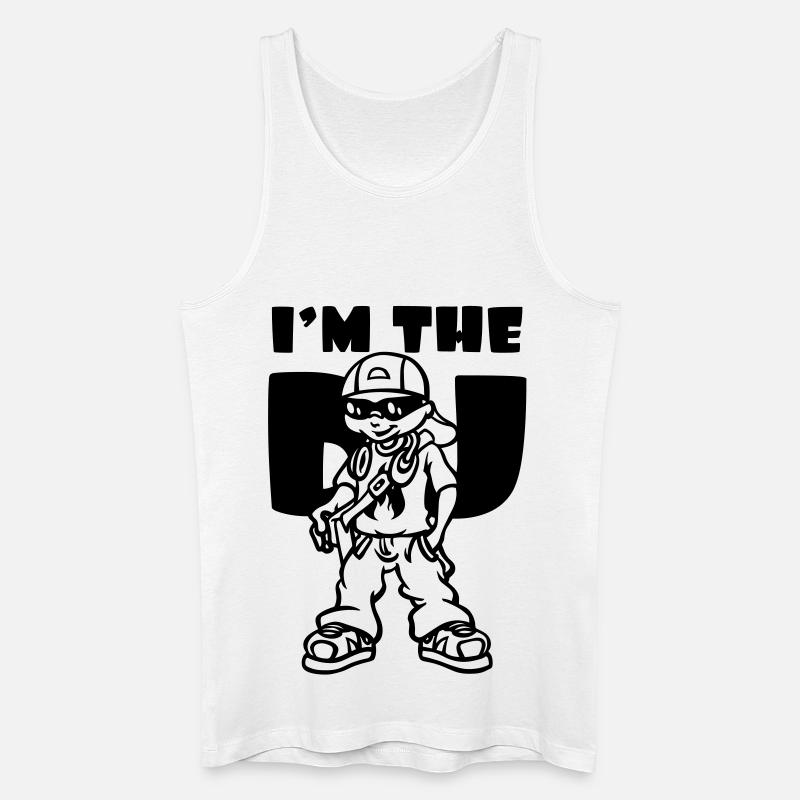I'm the DJ - Männer Bio Tank Top - Weiß
