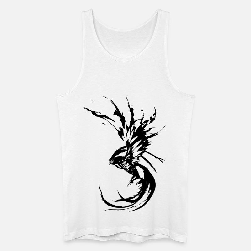 Phönix-Mythischer Vogel - Männer Bio Tank Top - Weiß
