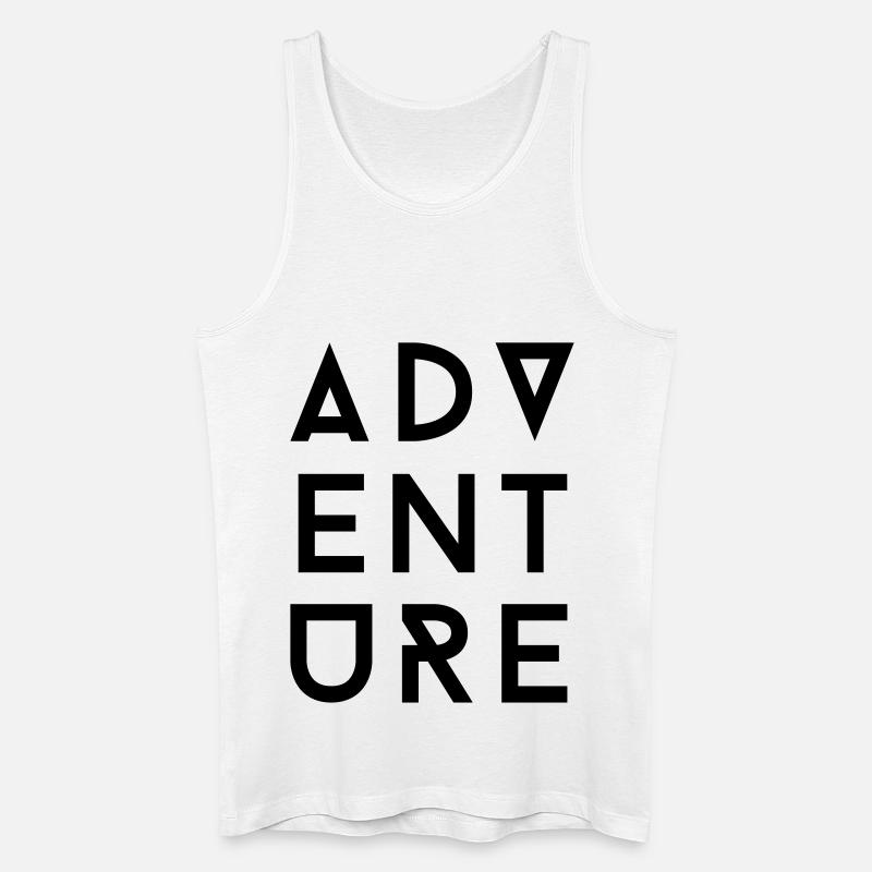 AD Adventure II - Männer Bio Tank Top - Weiß