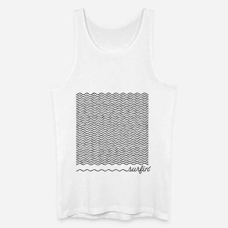 surfin' - Männer Bio Tank Top - Weiß