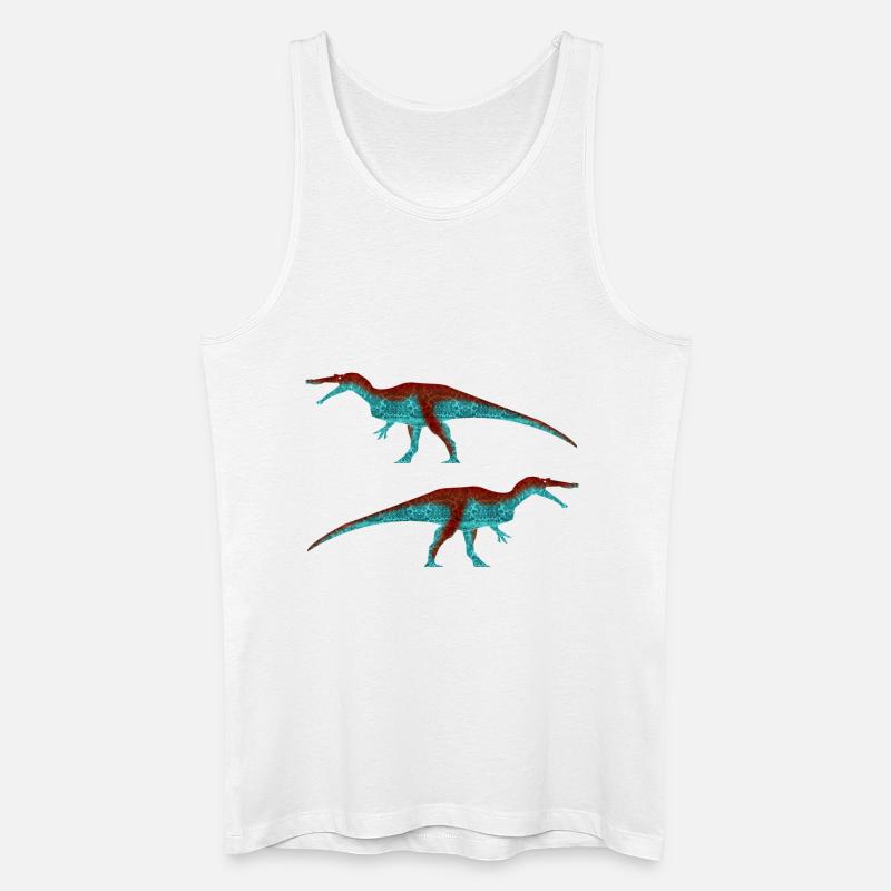 Baryonyx (klassisch) - Männer Bio Tank Top - Weiß
