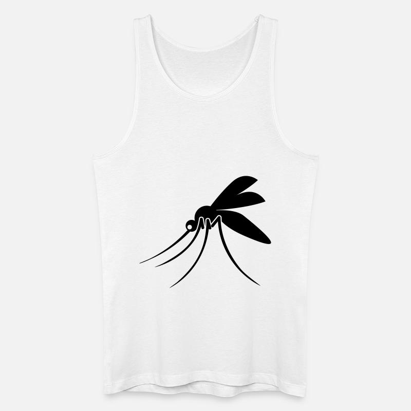 Mücke - Männer Bio Tank Top - Weiß