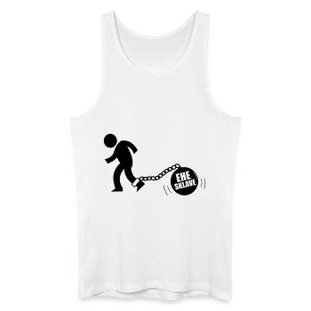 Ehesklave - Männer Bio Tank Top - Weiß - Vorne