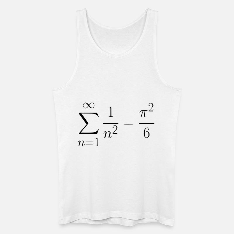 The Basel Problem Gift Idea - Men’s Organic Tank Top - white