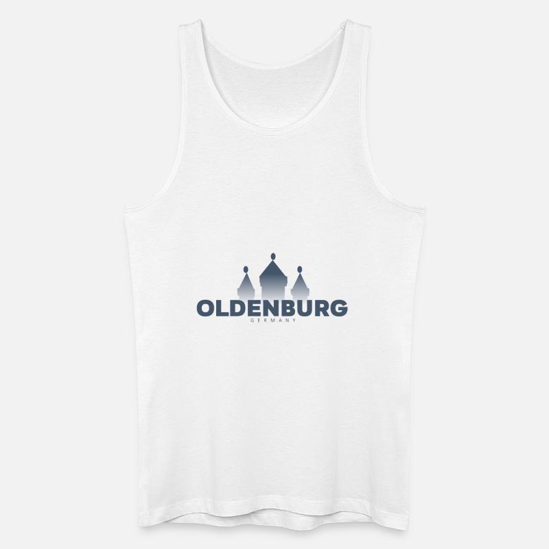 Oldenburg - Männer Bio Tank Top - Weiß