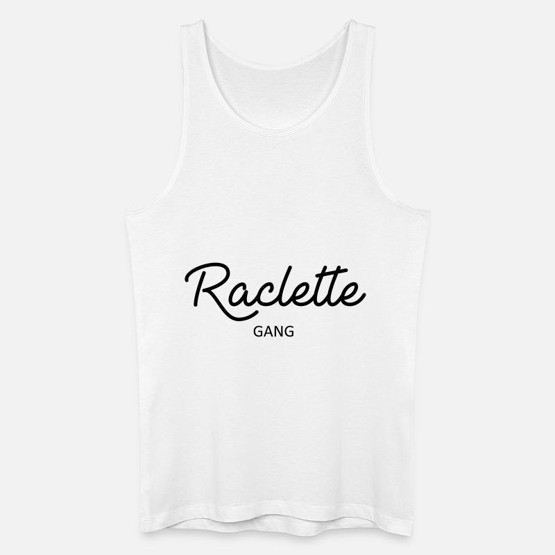 Bande Raclette - Männer Bio Tank Top - Weiß
