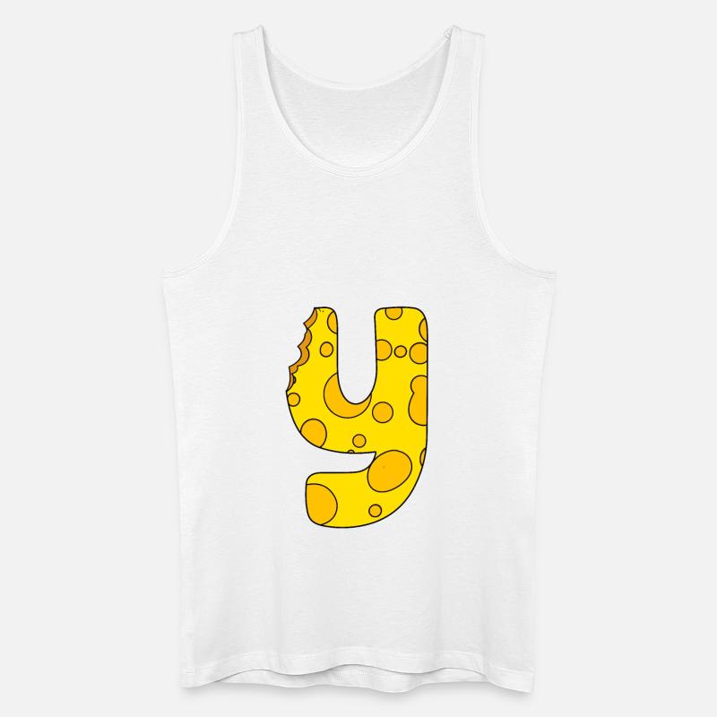 Buchstabe Y - Männer Bio Tank Top - Weiß
