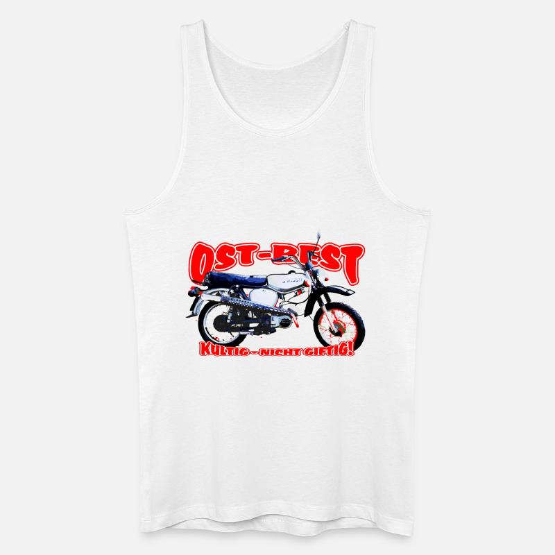 Simson S51 Enduro - Männer Bio Tank Top - Weiß