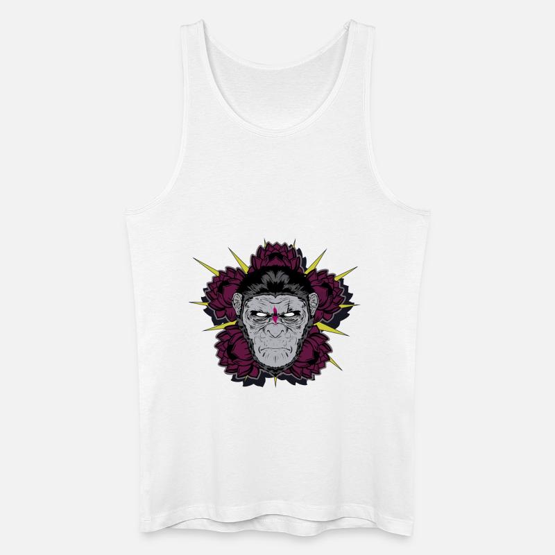 logo en Ehrungen - Männer Bio Tank Top - Weiß
