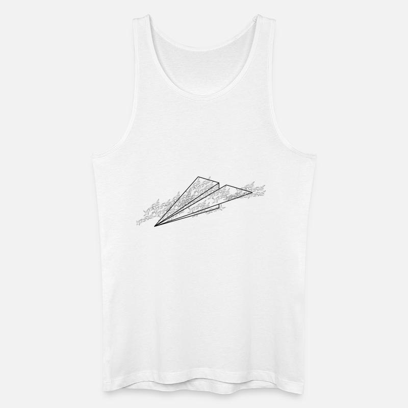 Cloud-Flug - Männer Bio Tank Top - Weiß