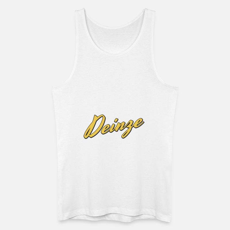 Deinze - Männer Bio Tank Top - Weiß