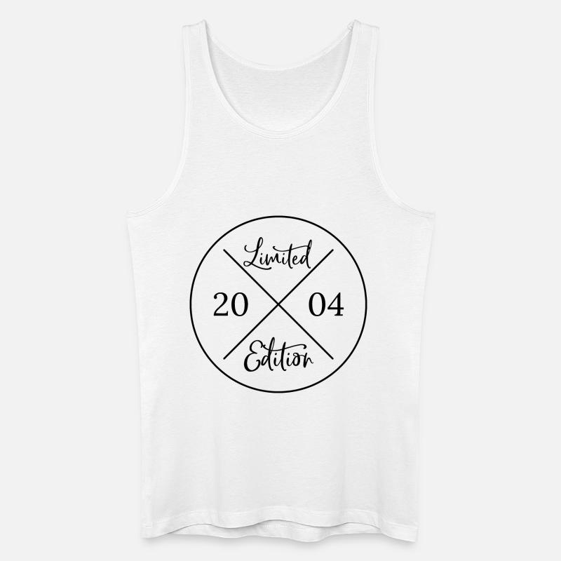 Limited Edition 2004 - Männer Bio Tank Top - Weiß