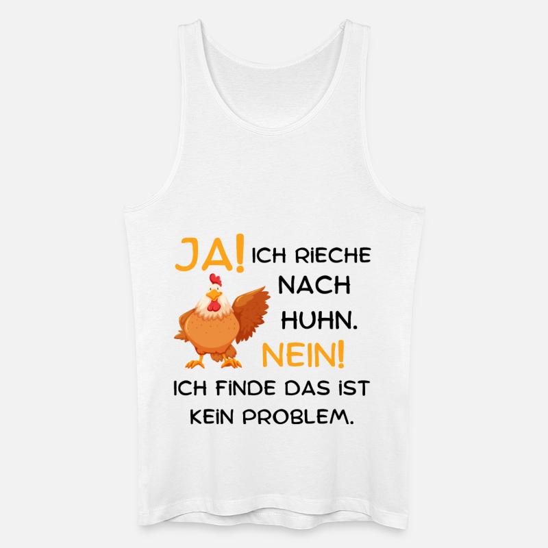 Huhn Geruch - Männer Bio Tank Top - Weiß