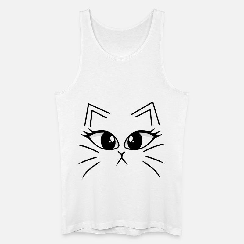 Kätzchen Katze Katzen - Männer Bio Tank Top - Weiß