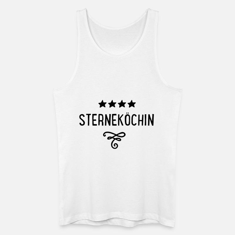 sterneköchin - Männer Bio Tank Top - Weiß
