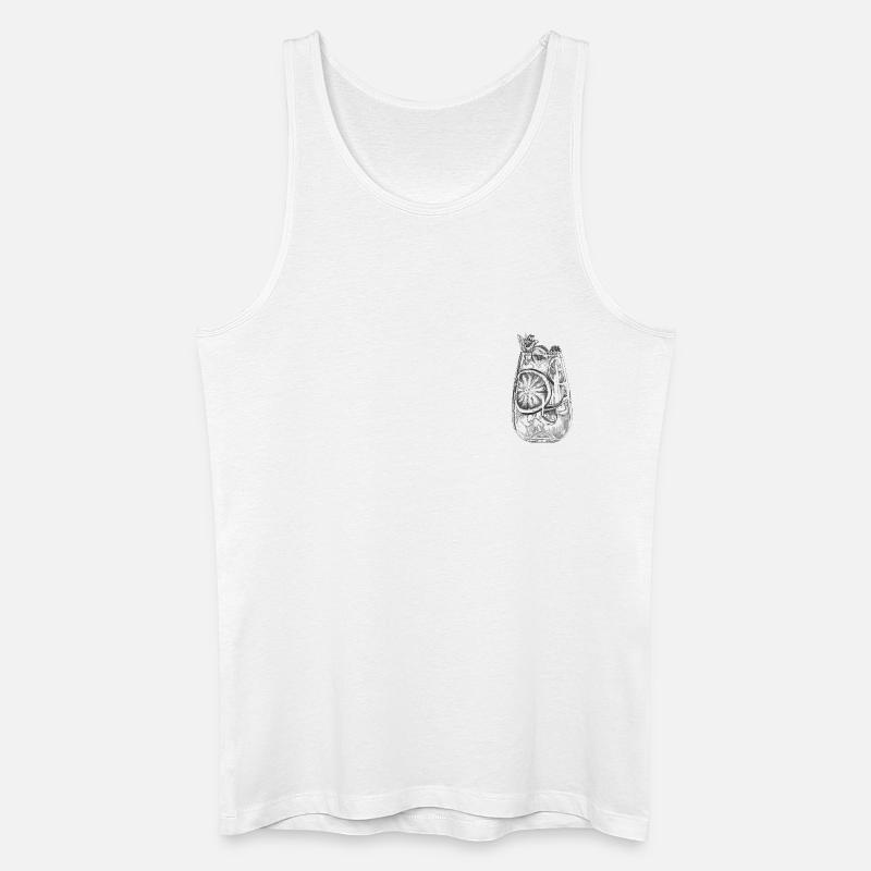 Summer Drink - Männer Bio Tank Top - Weiß