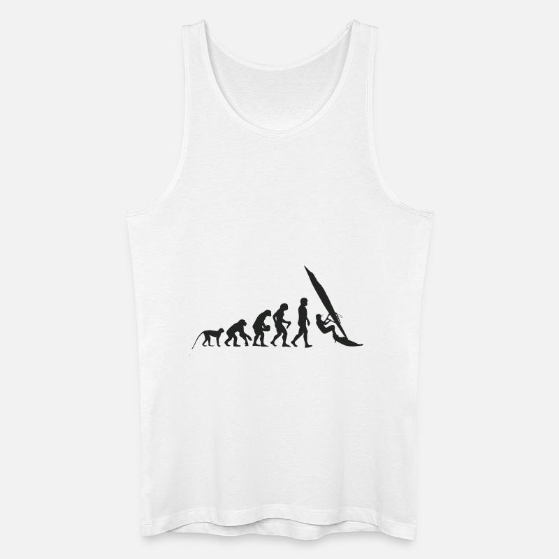 Evolution Windsurfing - Débardeur bio Homme - blanc