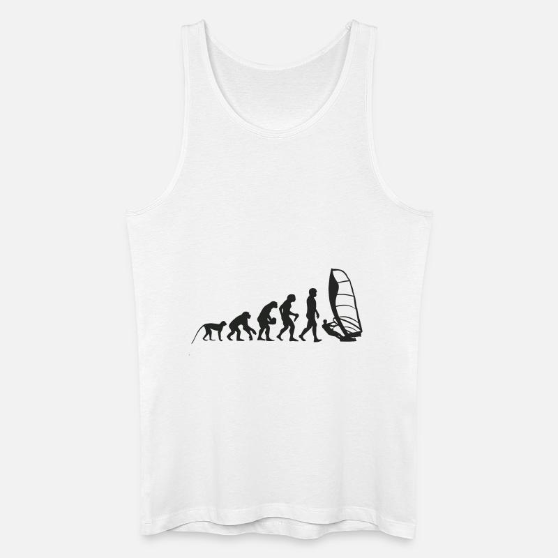 Evolution Windsurfing - Männer Bio Tank Top - Weiß