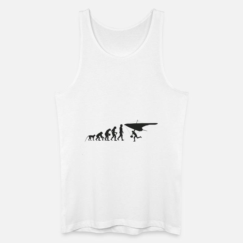 Gleiter Evolution - Männer Bio Tank Top - Weiß