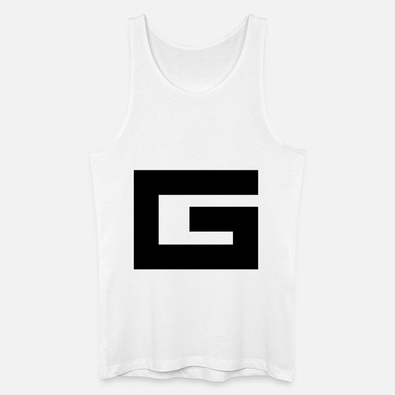G - Männer Bio Tank Top - Weiß