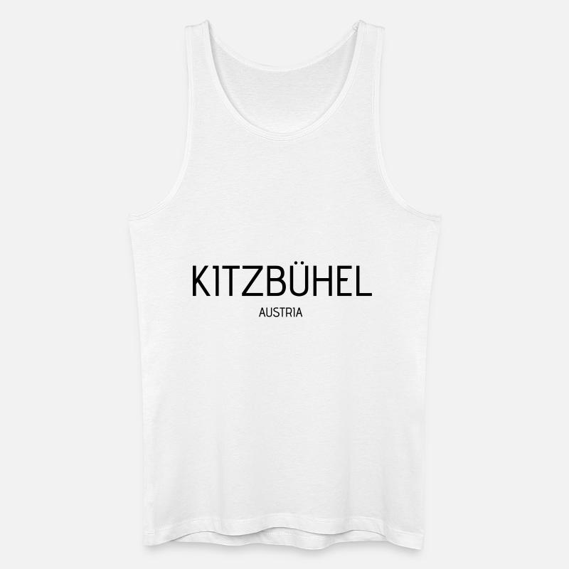 kitzbuehel - Männer Bio Tank Top - Weiß