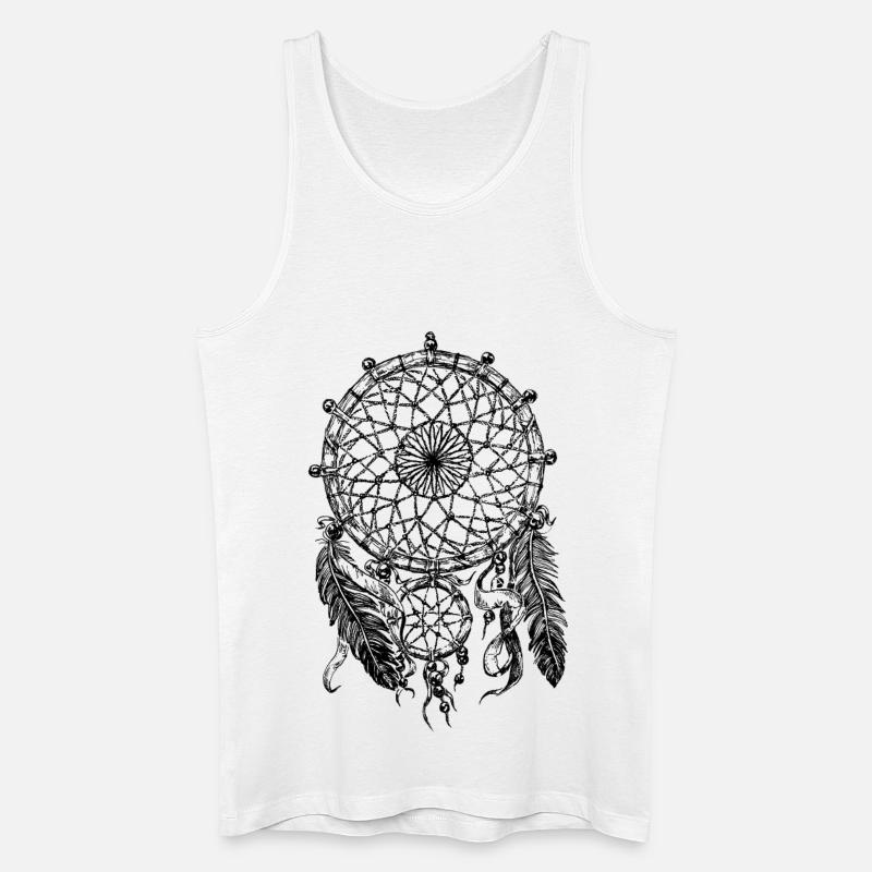 AD Dreamcatcher - Männer Bio Tank Top - Weiß