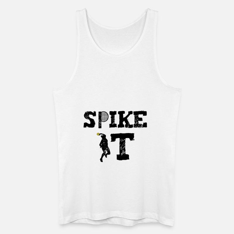 Spikeball Design - Männer Bio Tank Top - Weiß