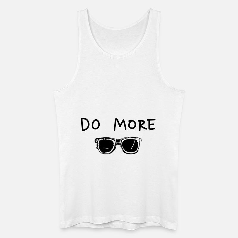 Do More - Männer Bio Tank Top - Weiß