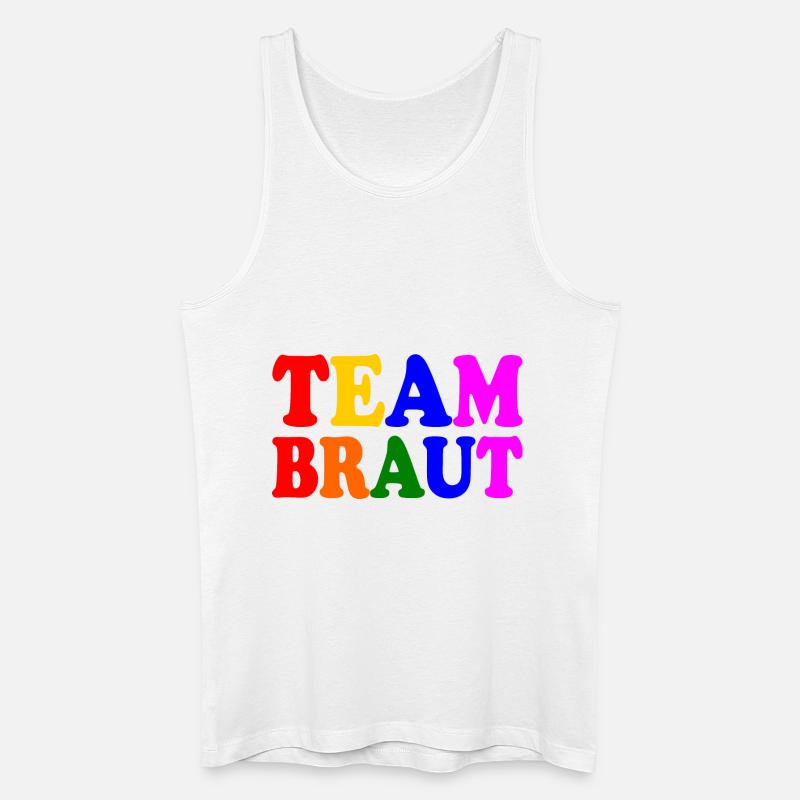 Team braut - Männer Bio Tank Top - Weiß