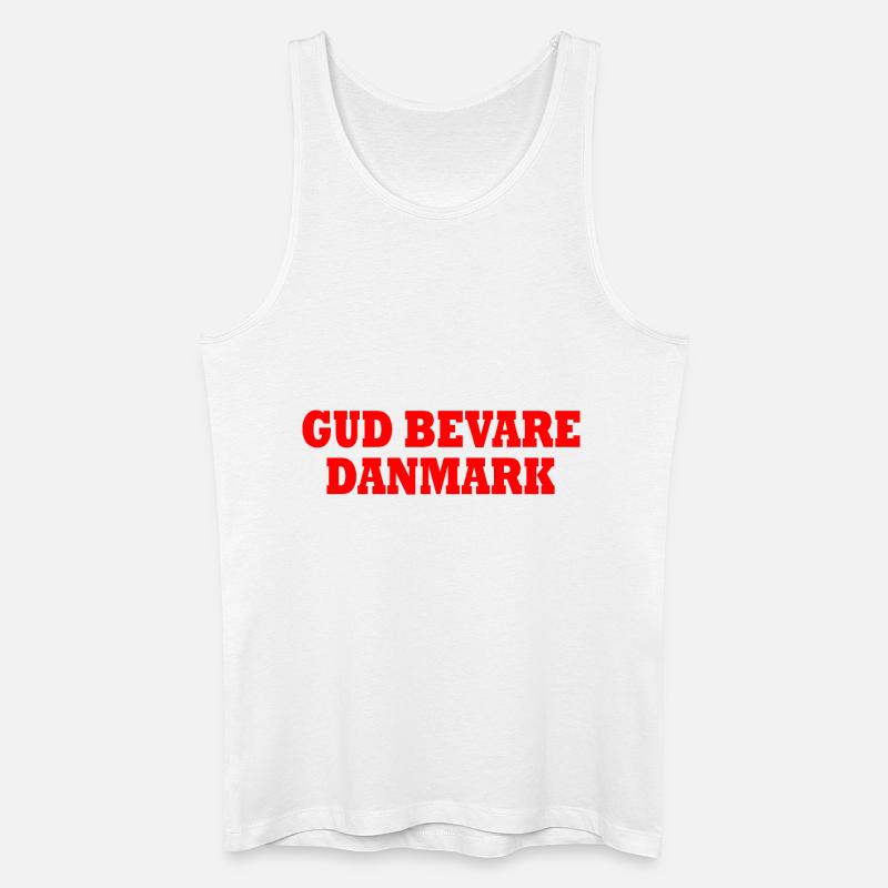 Gud bevare danmark - Männer Bio Tank Top - Weiß