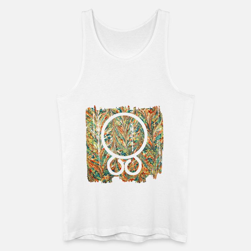 trollkreuz e 20 - Männer Bio Tank Top - Weiß