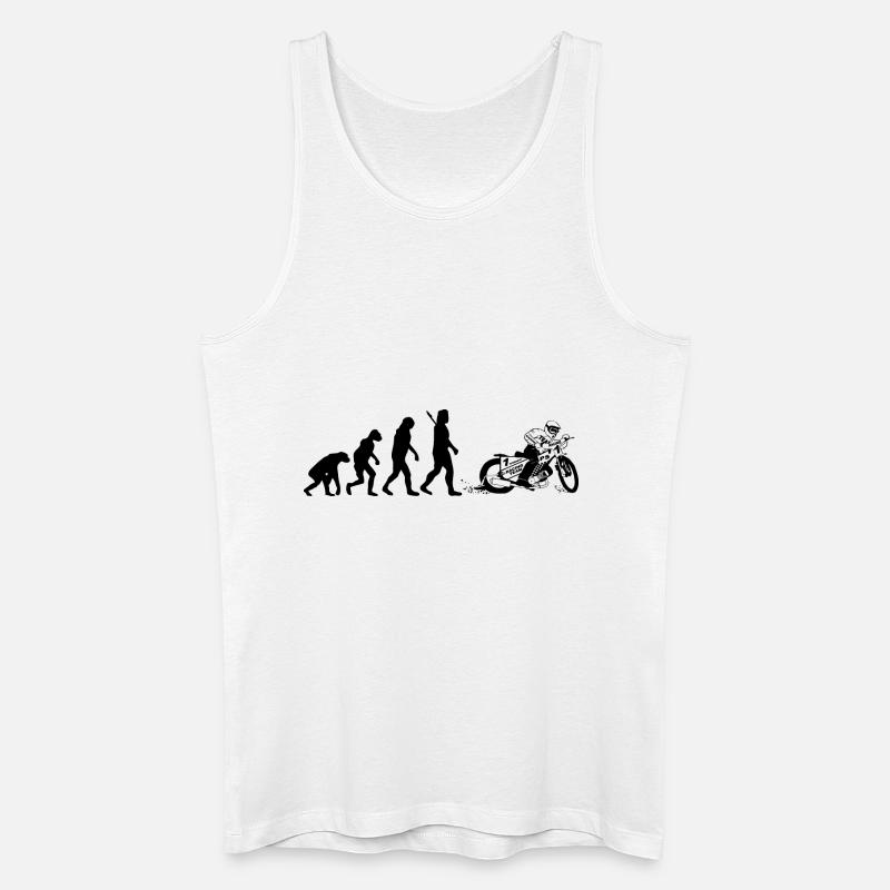 Speedway - Männer Bio Tank Top - Weiß