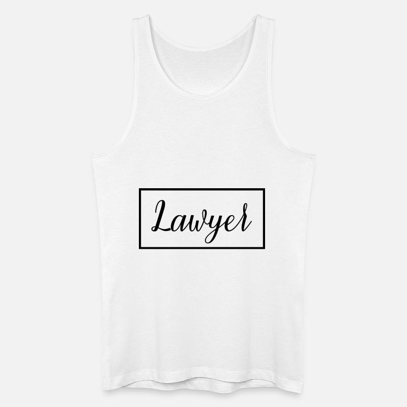 Rechtsanwalt stolzer Absolvent der Anwaltsschule - Männer Bio Tank Top - Weiß