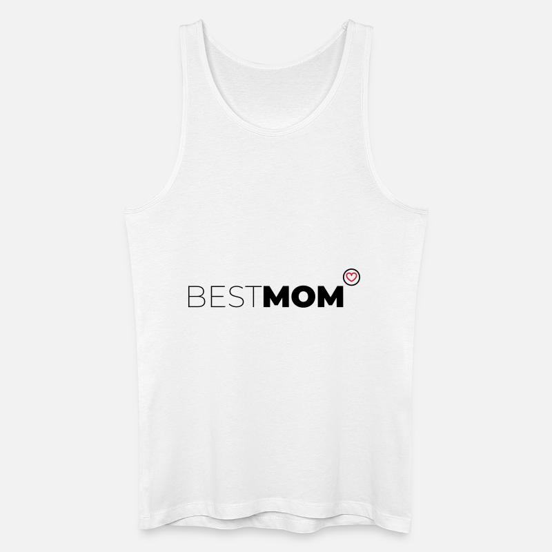 Best Mom - Männer Bio Tank Top - Weiß