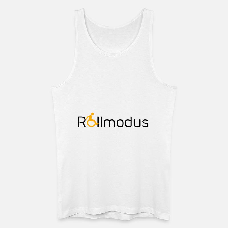 Rollmodus - Männer Bio Tank Top - Weiß