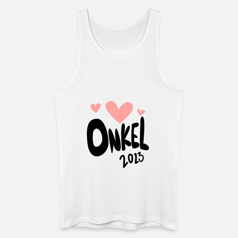 Onkel 2023 - Onkel werden - Männer Bio Tank Top - Weiß