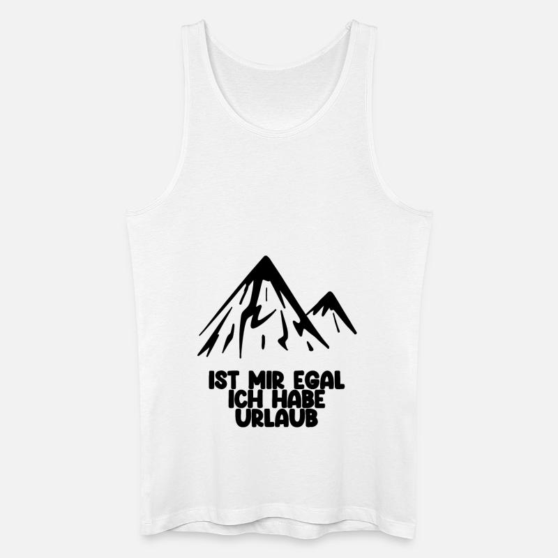Urlaub - Männer Bio Tank Top - Weiß