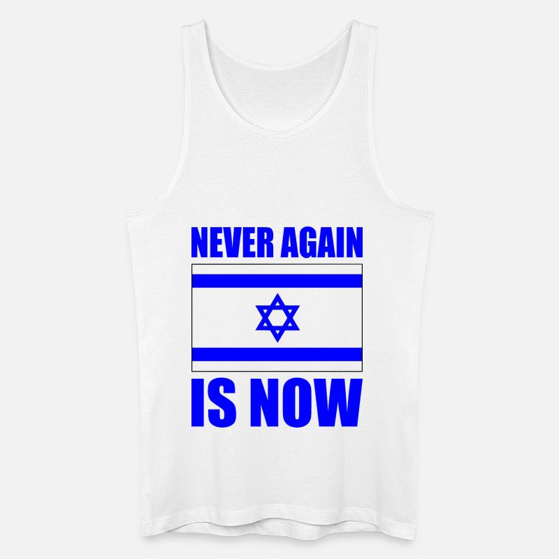 Never again is now - Männer Bio Tank Top - Weiß