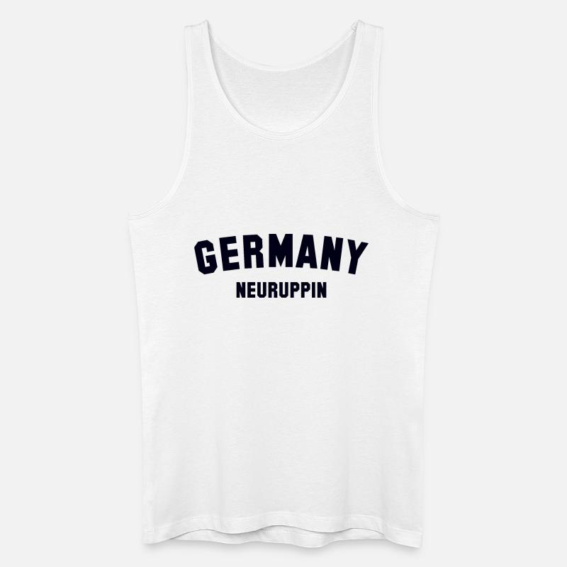 NEURUPPIN Germany - Männer Bio Tank Top - Weiß