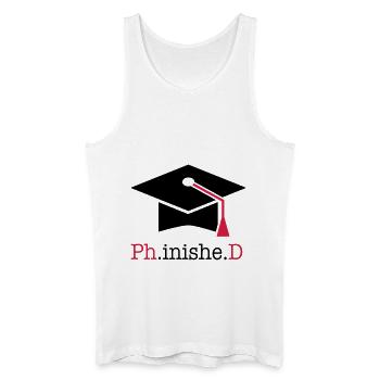 doctorate - Men’s Organic Tank Top - white - Front