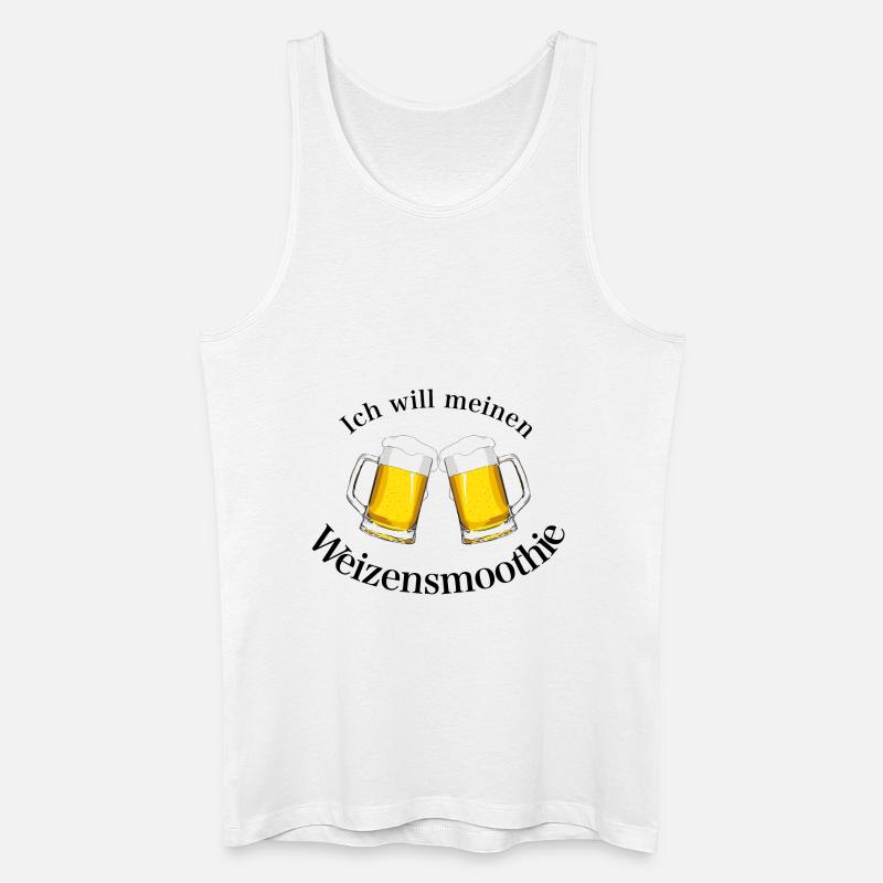 Weizensmoothie 1 - Männer Bio Tank Top - Weiß