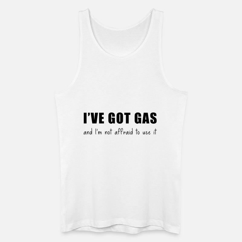 Gas - Männer Bio Tank Top - Weiß