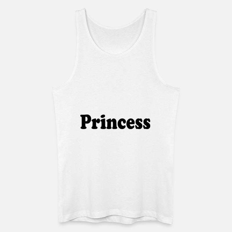 Princess - Männer Bio Tank Top - Weiß