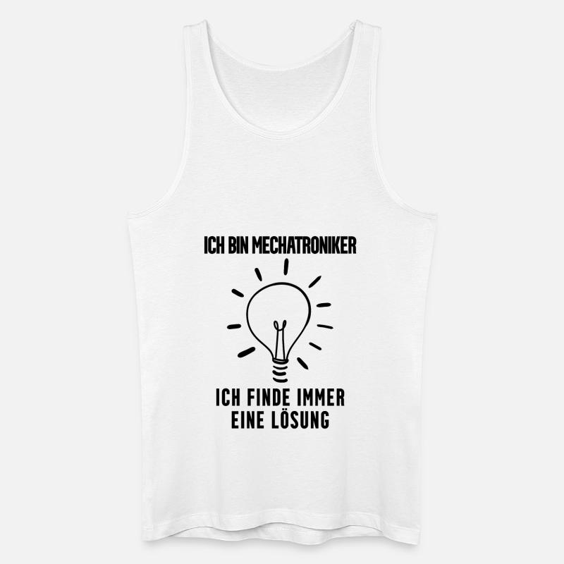 Mechatroniker Geschenk - Männer Bio Tank Top - Weiß