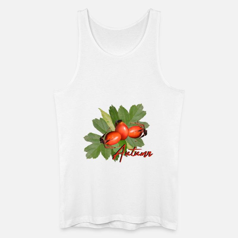 Herbst Herbstblätter - Männer Bio Tank Top - Weiß