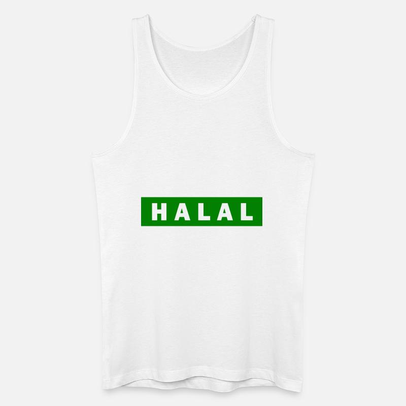 Halal - Männer Bio Tank Top - Weiß