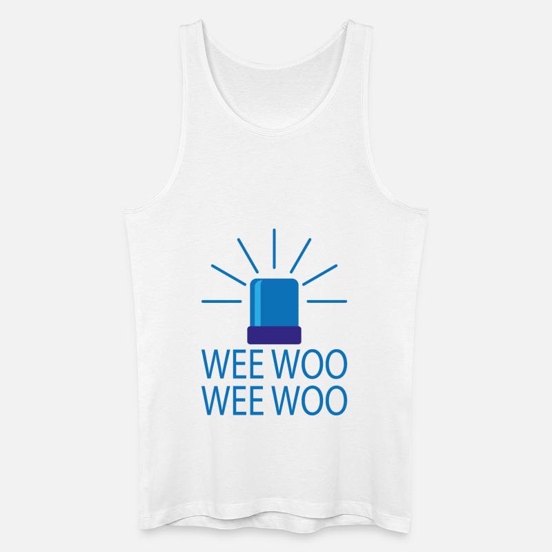 weewoo - Männer Bio Tank Top - Weiß
